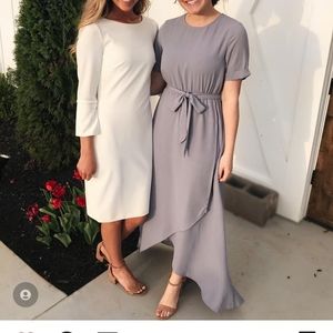 Lavender Wrap Maxi Dress